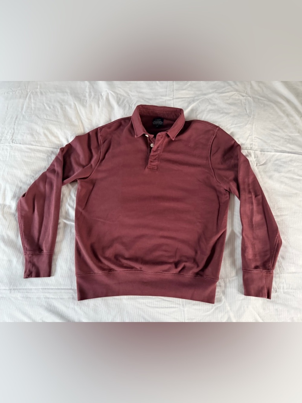 J. Crew Men's Classic Rugby Pullover Polo Shirt M